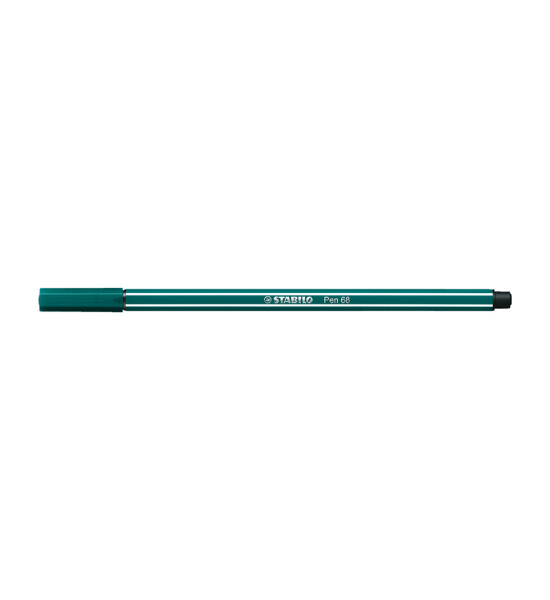 Marcador, Pen 68, Punta 1.0 mm, Verde Turquesa, Unidad